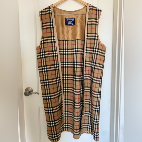 Unique Vintage Burberry Tan Trench Coat w/ Removable Wool Liner Sz 10 XXLong - Picture 10 of 15